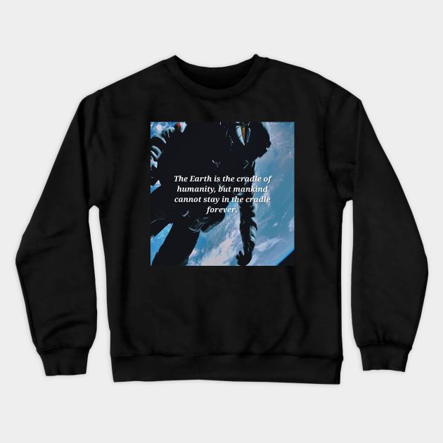 Astronaut Crewneck Sweatshirt by Wear With Happy